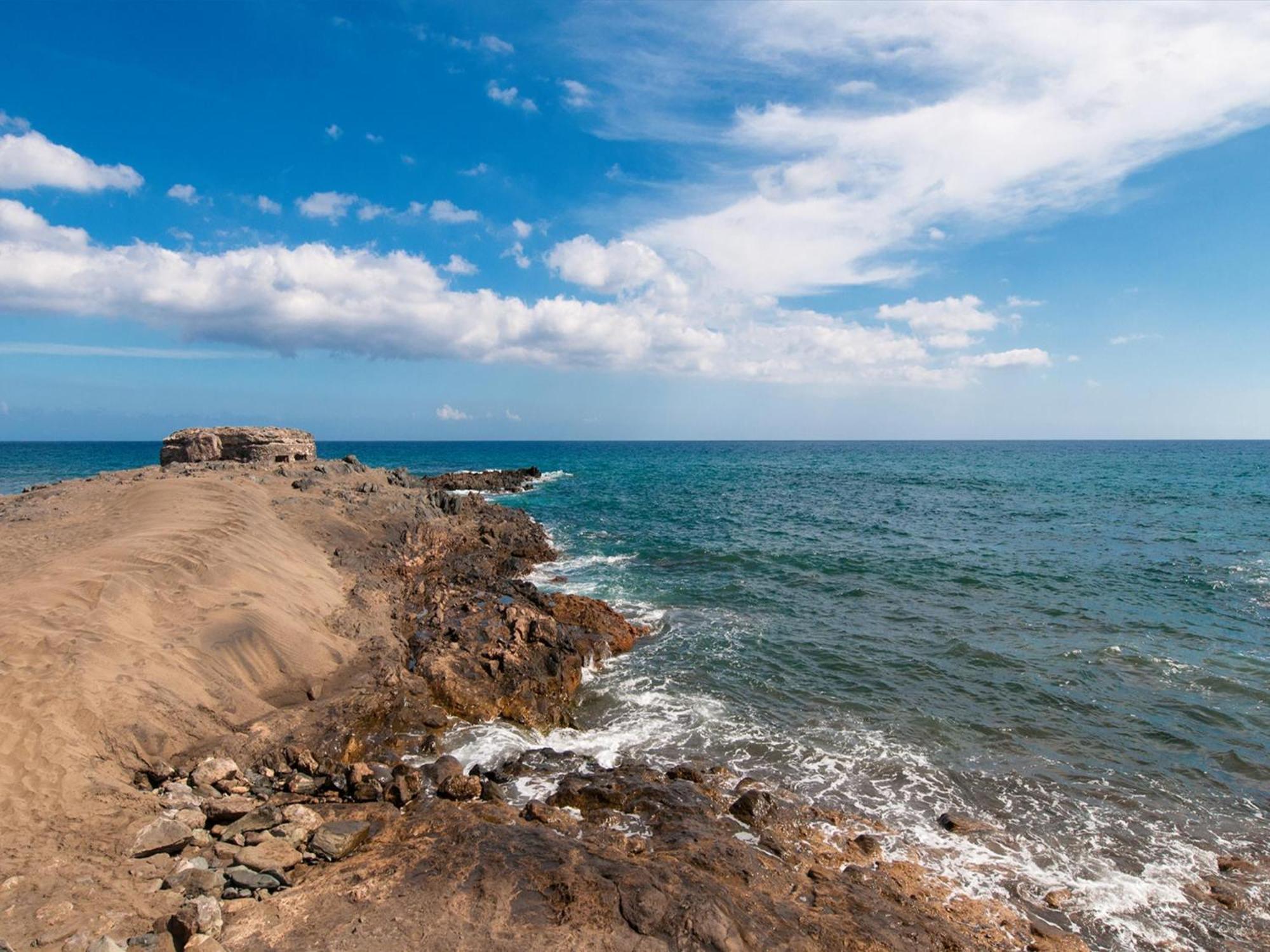 Atico Apartamento Las Burras Playa San Agustín Kültér fotó