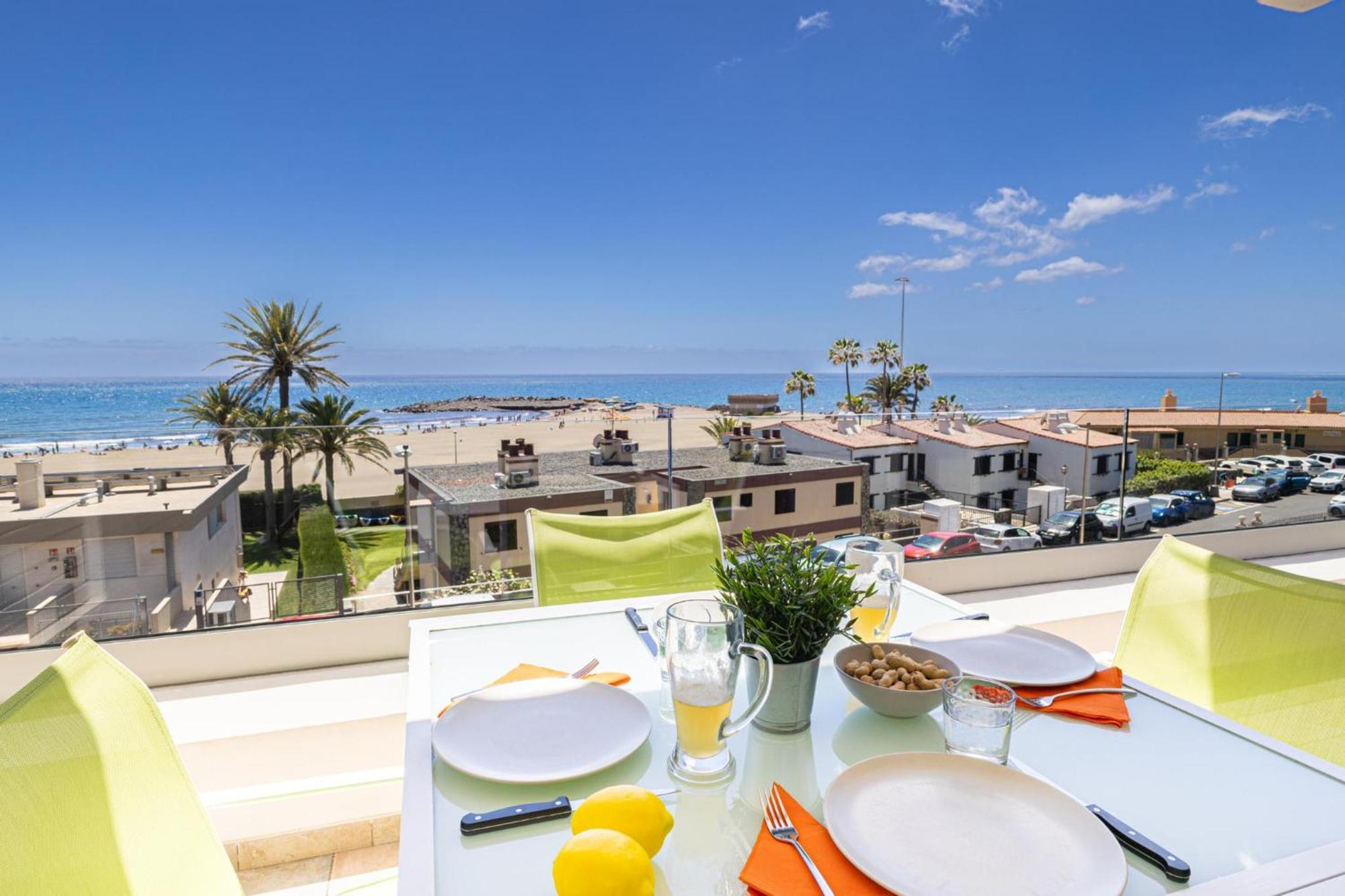 Atico Apartamento Las Burras Playa San Agustín Kültér fotó